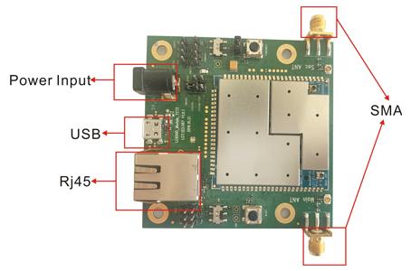Kablosuz NLOS Geniş Bantlı Video Veri Gönderme PCB Modülü API/AT ve Ağ Yönetimi Yazılımı ile 0