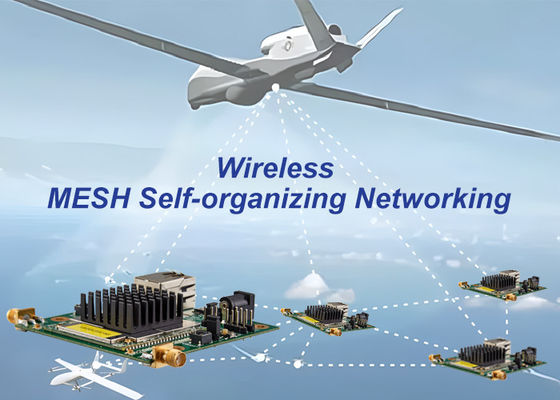 satın al 2x2 MIMO Kablosuz Modülü MESH Ethernet & Full Duplex TTL Seri Veri Bağlantısı Çevrimiçi üretim