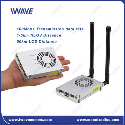 satın al 566-678Mhz 1420-1530Mhz İnsansız Sistem IP MESH Video İletişim 100Mbps Çevrimiçi üretim
