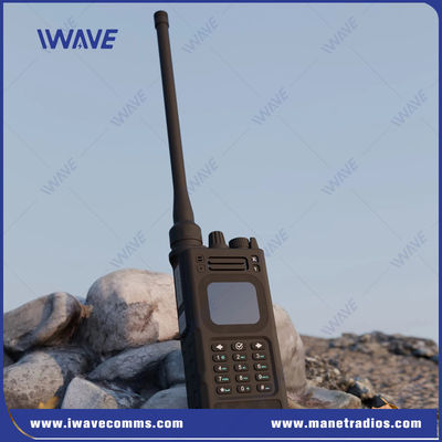 Çoklu hoplar Taktiksel MANET Radyoları 136MHz-174MHz Elde VHF Radyoları